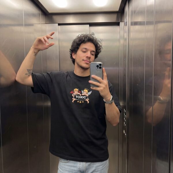 Toxic Devil Oversized Graphic T-Shirt