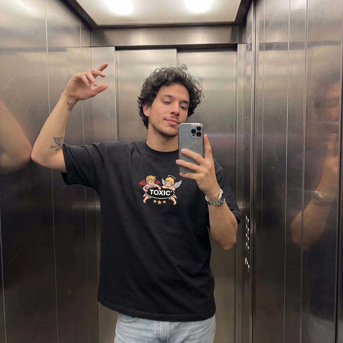 Toxic Devil Oversized Graphic T Shirt Streetwear Streetwear Online Store