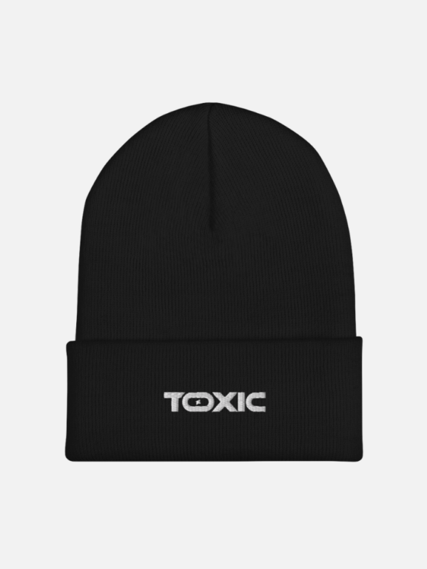 Beanie Hat White Logo White Logo