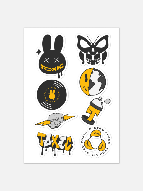 Sicko Sticker sheet