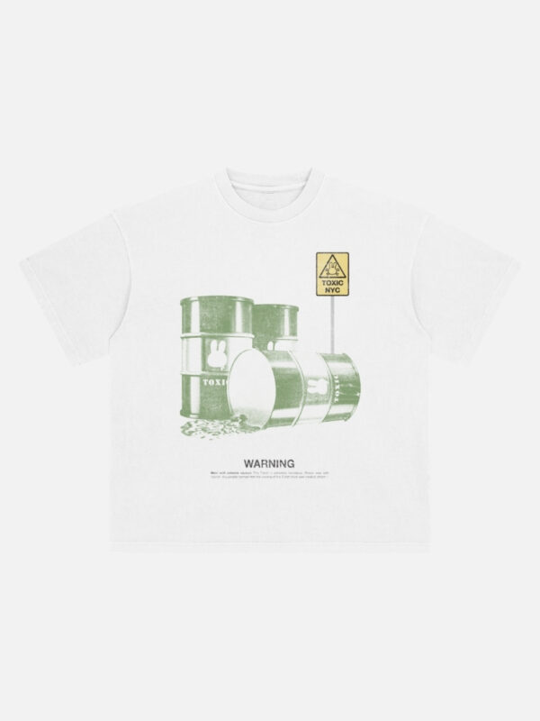 Toxic Barrel Oversized Graphic T Shirt