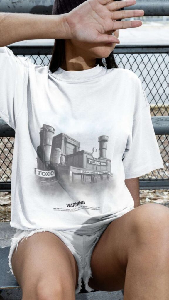 Toxic Oversized T shirt Women