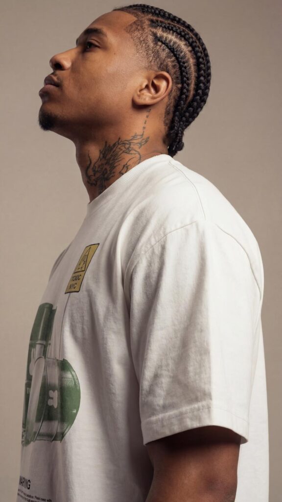 Streetwear Brand Toxic Barrel T-Shirt Side View