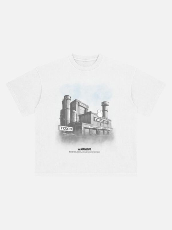 Toxic Factory Oversized Graphic T shirt