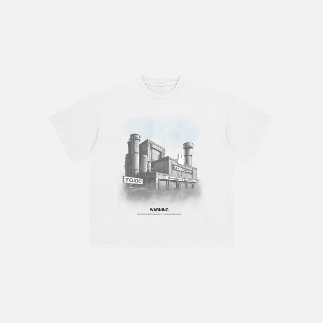 Toxic Factory Oversized Graphic T shirt Toxic Factory Oversized Graphic T shirt