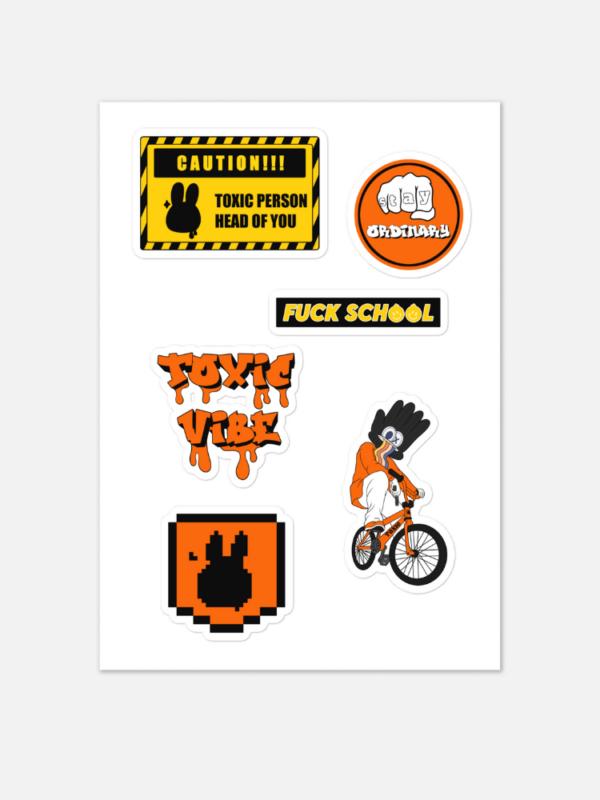 Rebelled Sticker sheet