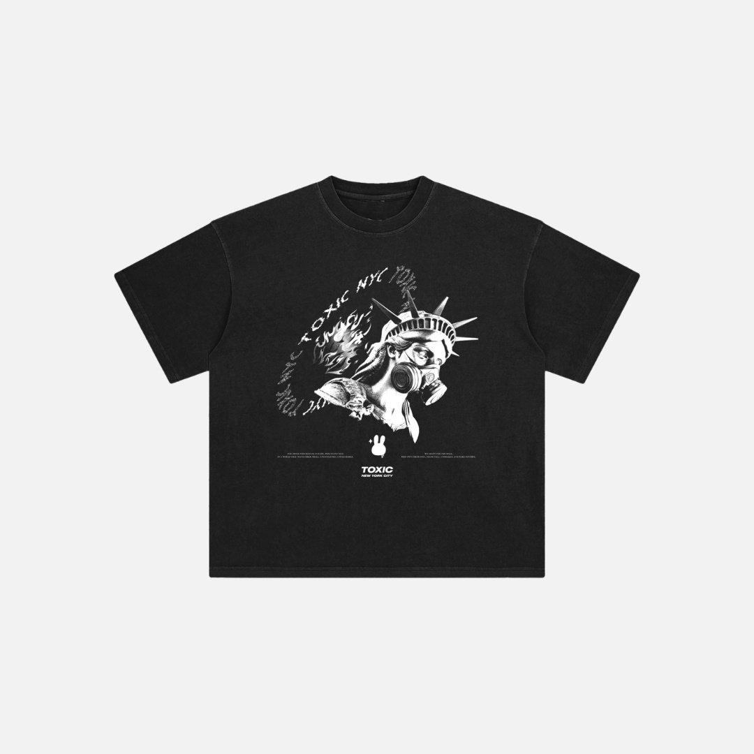 Toxic NYC Oversized Graphic T Shirt - Toxic NYC Online Store