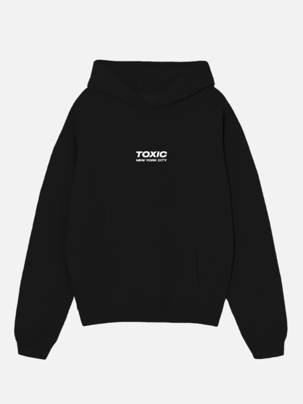 Black Hoodie Toxic Nyc