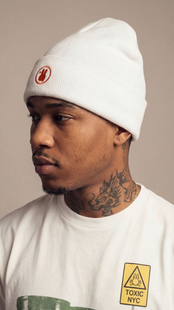 NY Basketball Beanie Streetwear Man