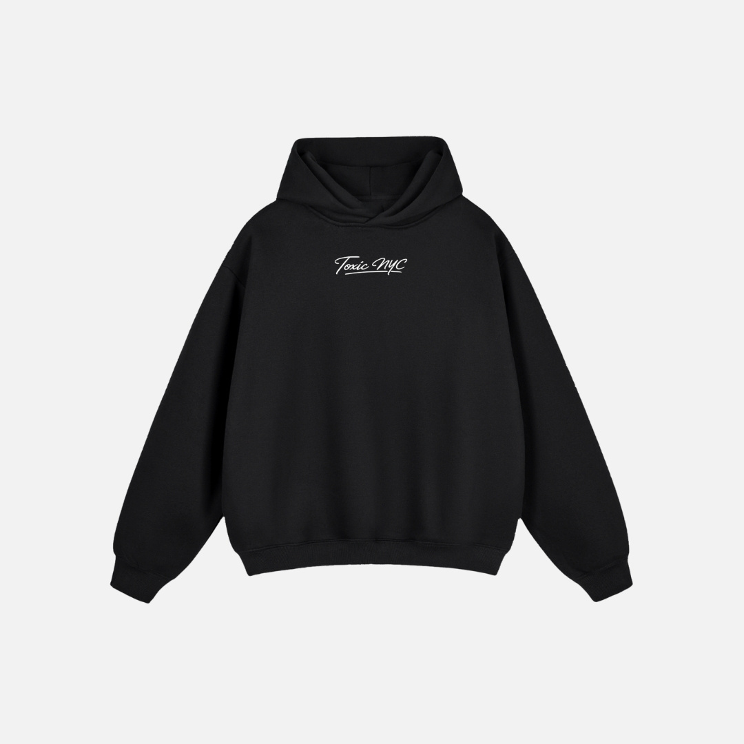 Black Toxic Basic Hoodie Streetwear Black Toxic Basic Hoodie Streetwear