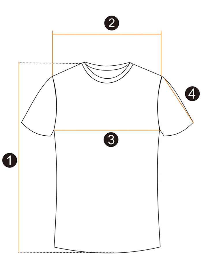Oversized T-Shirt Size Chart​