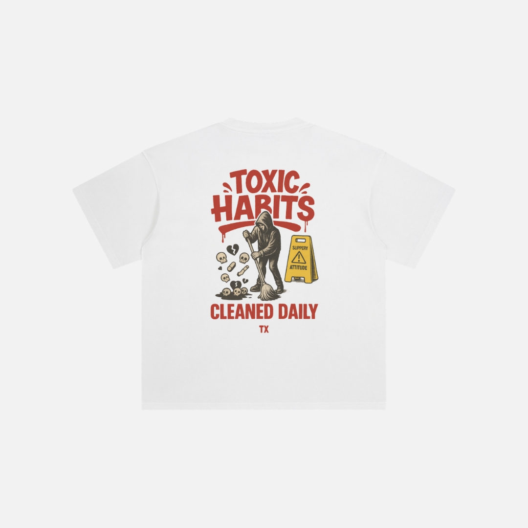 Habits Oversized Graphic T Shirt Habits Oversized Graphic T Shirt