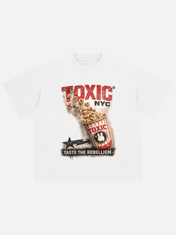 Popcorn Oversized Graphic T Shirt
