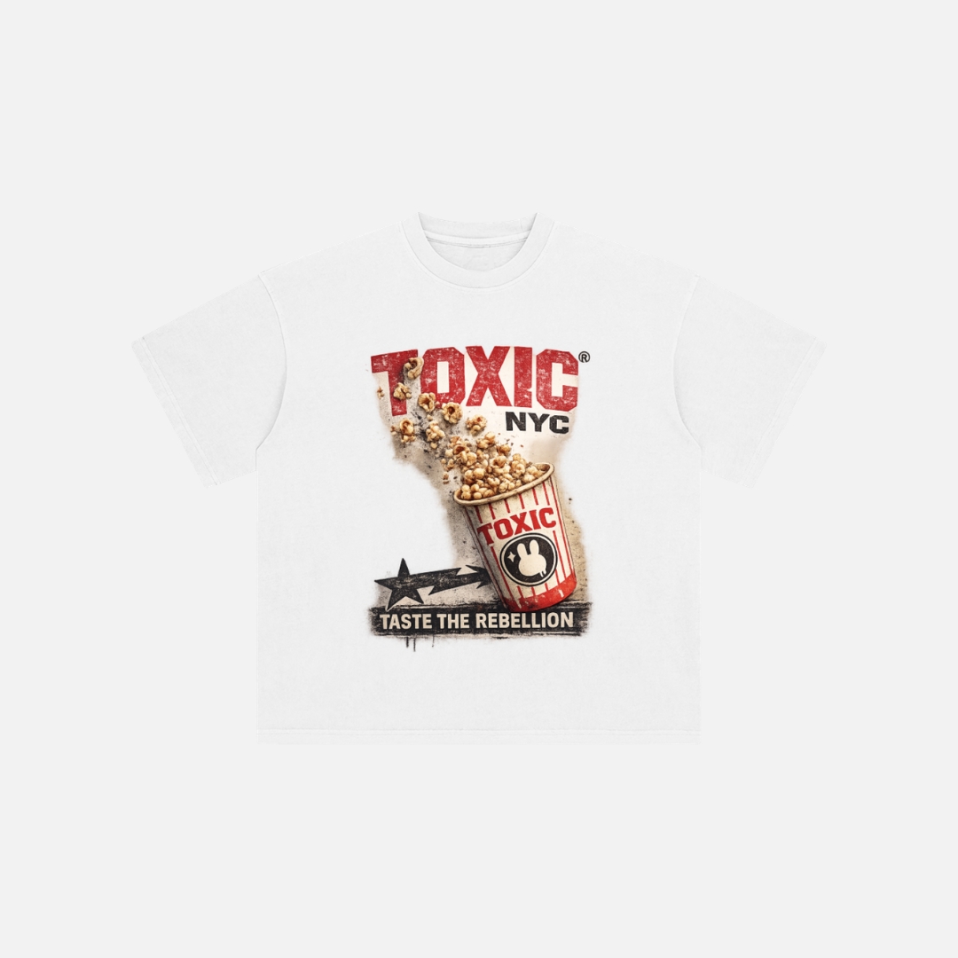 Popcorn Oversized Graphic T Shirt Popcorn Oversized Graphic T Shirt
