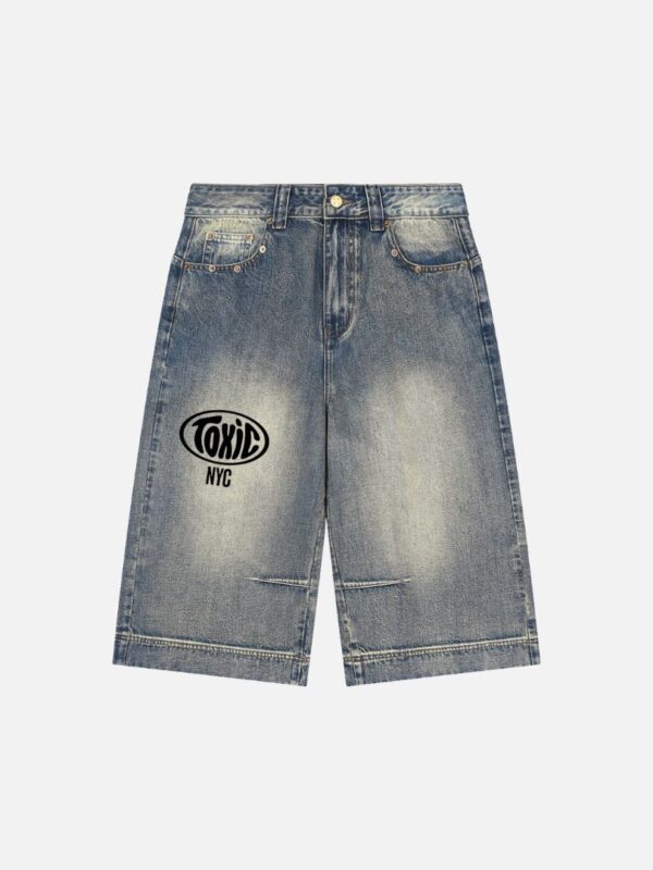 Toxic Streetwear Denim Shorts