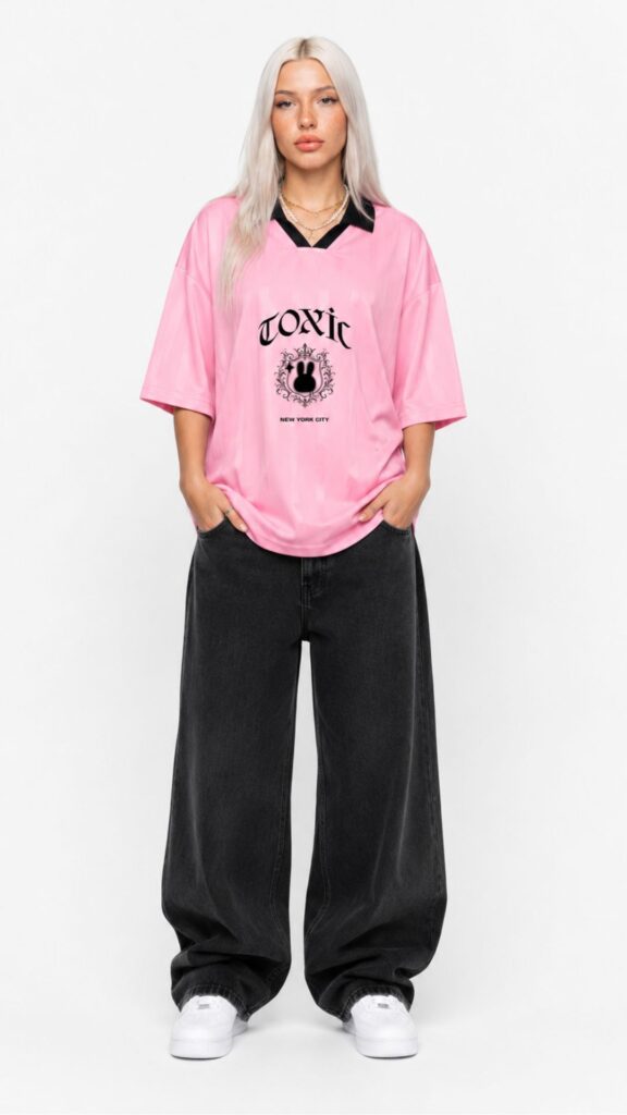 Nyc Soccer Jersey Shirt Pink Women