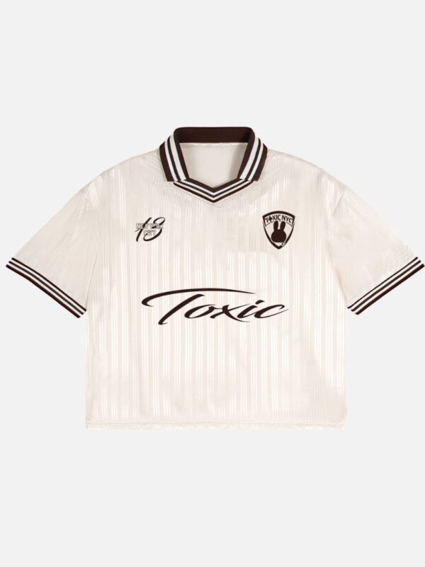 Vintage Style Pinstripe Soccer Jersey