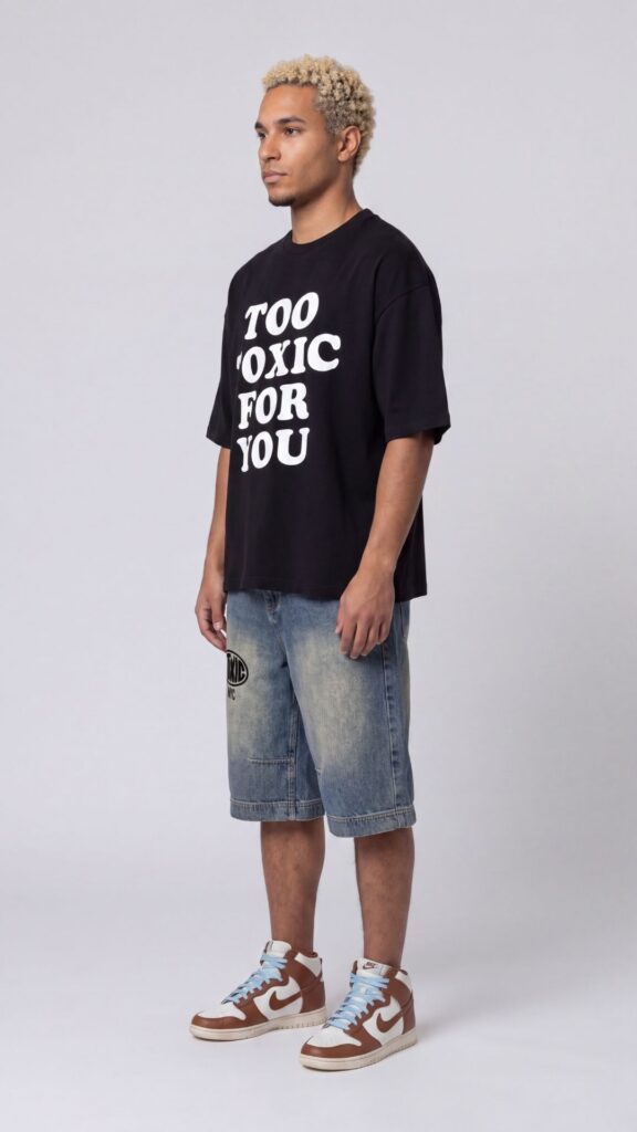 OVERSIZED T SHIRT TOO TOXIC