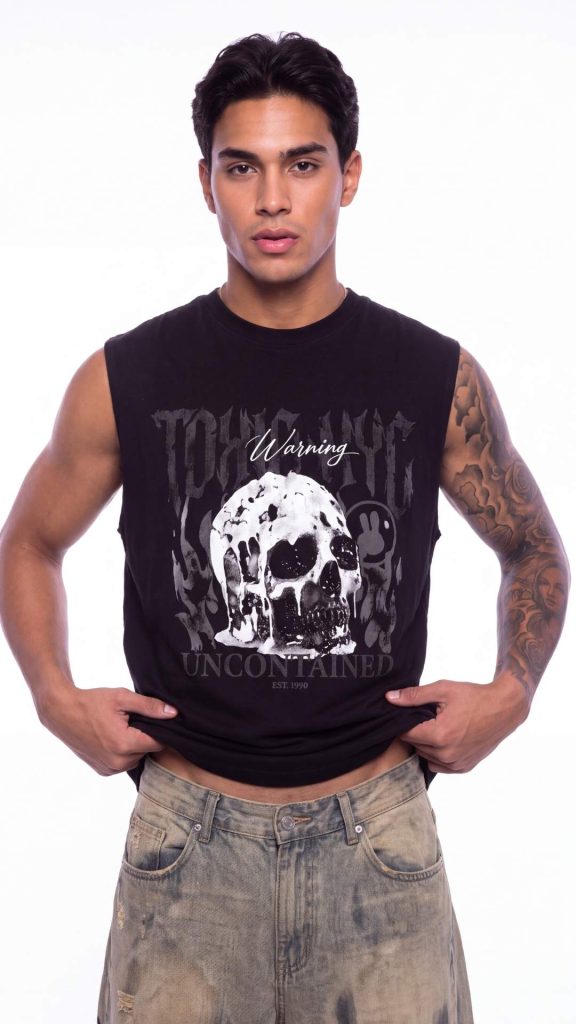 WASH STREETWEAR DENIM SHORTS Man