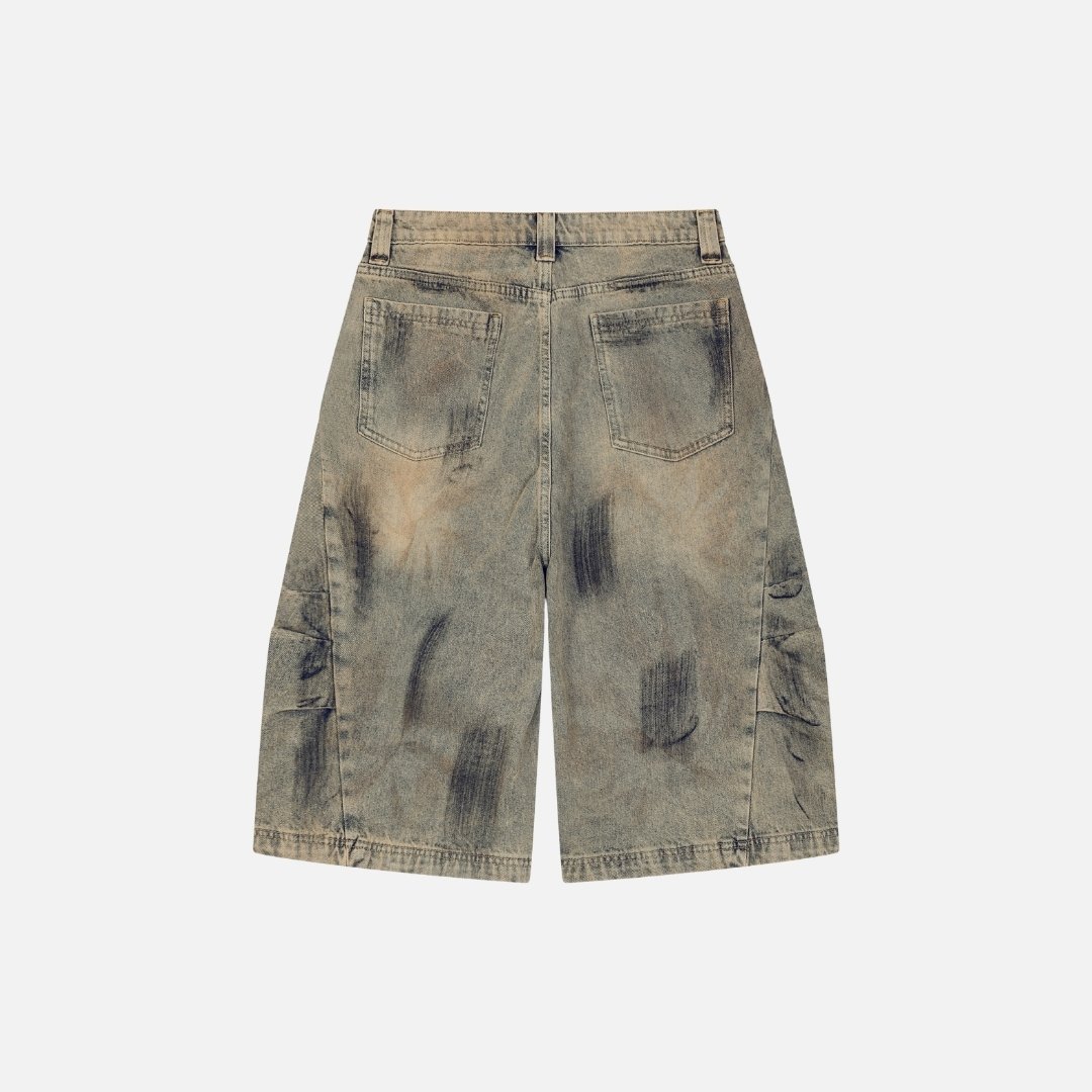 WASH STREETWEAR DENIM SHORTS WASH STREETWEAR DENIM SHORTS
