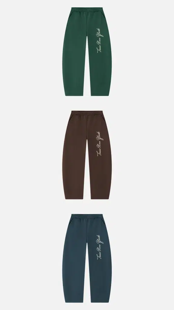 Toxic NYC Script Barrel Leg Sweatpants, all colors