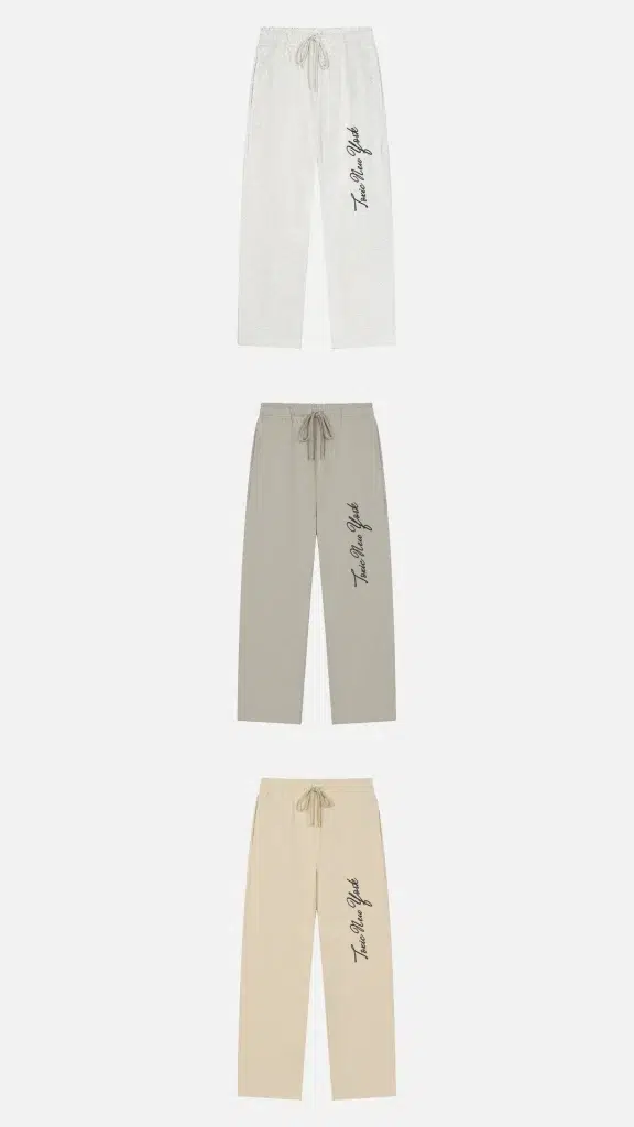 Toxic NYC Script Straight Leg Sweatpants, all colors