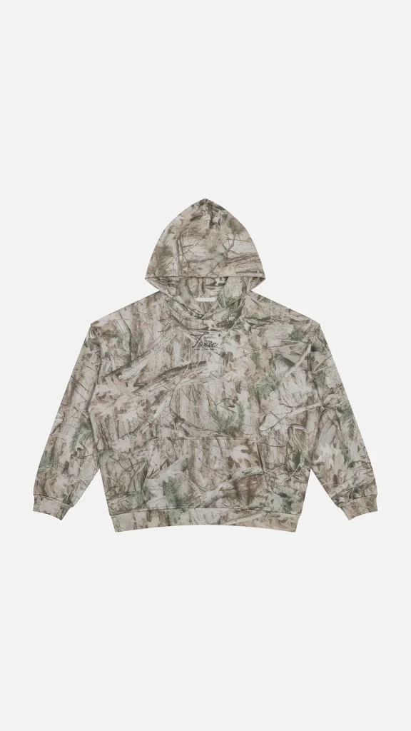 Toxic NYC Script Tree Camo Fleece Hoodie, all colors