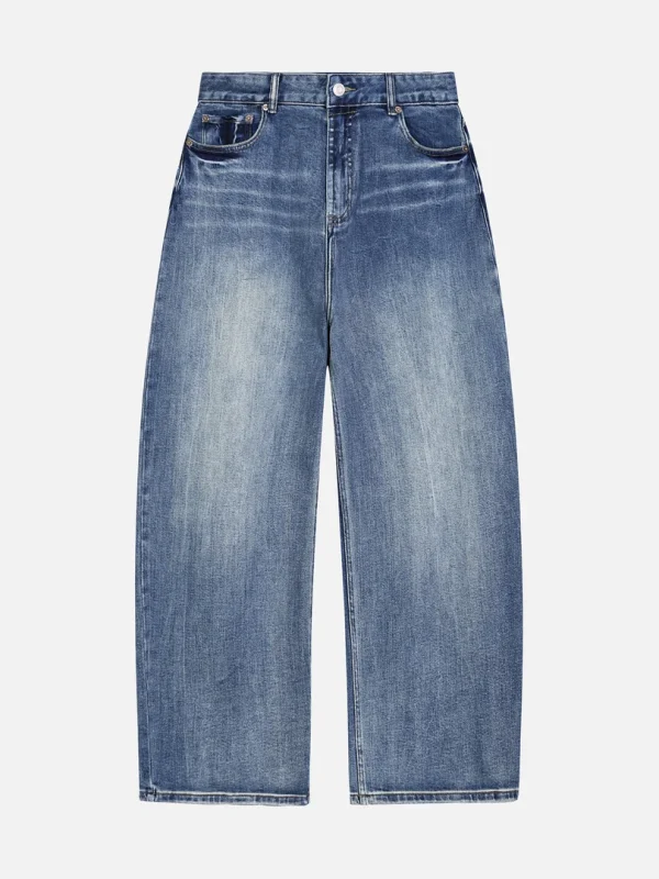 Toxic NYC Sun Faded Heavyweight Baggy Jeans front
